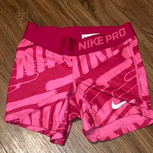 Ink Nike pro shorts